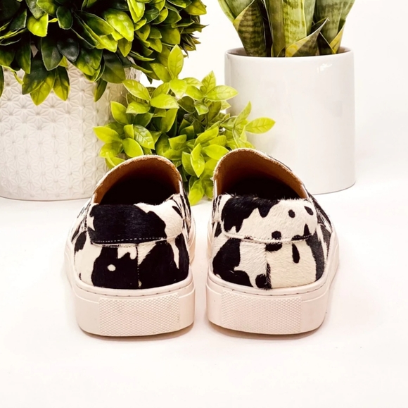 Corkys Shoes New Corkys Pine Top Leather Cow Print Sneakers Poshmark